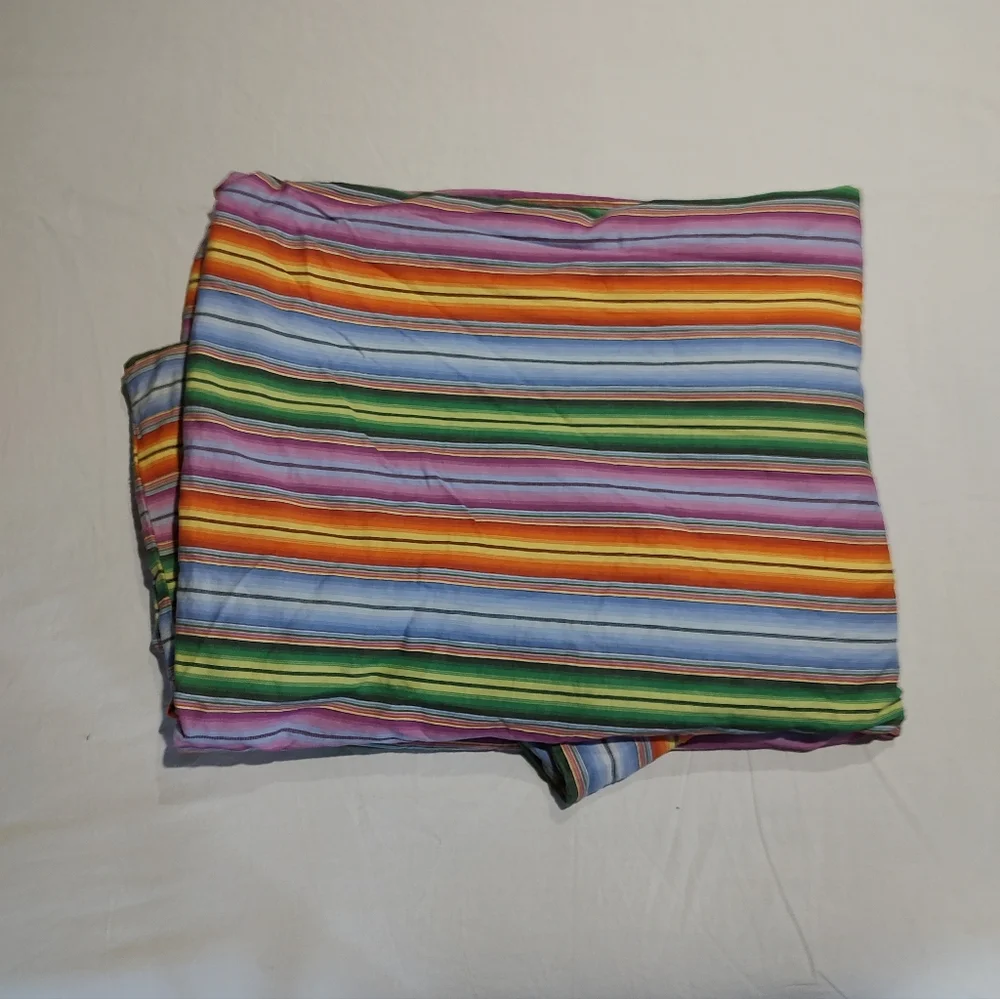 Tommy Hilfiger Rainbow Stripe Twin duvet Cover 100% Cotton